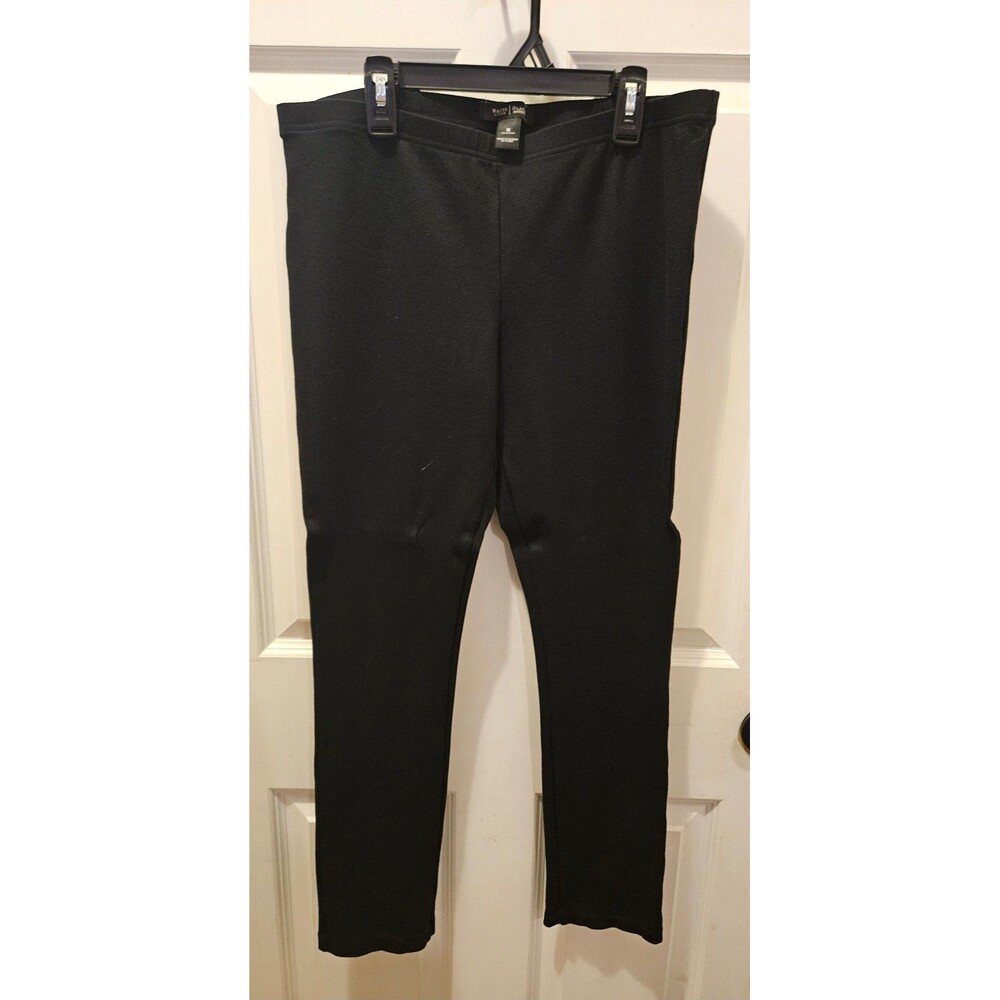 White House Black Market Womens Size Medium Black Dress Pants Sretchy Comfort